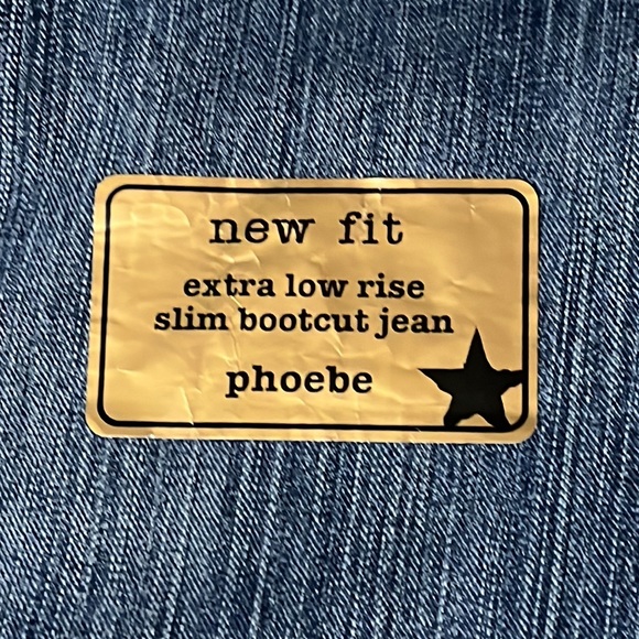 Jeanstar extra low rise slim bootcut jeans. Women’s size 24 - Picture 4 of 12